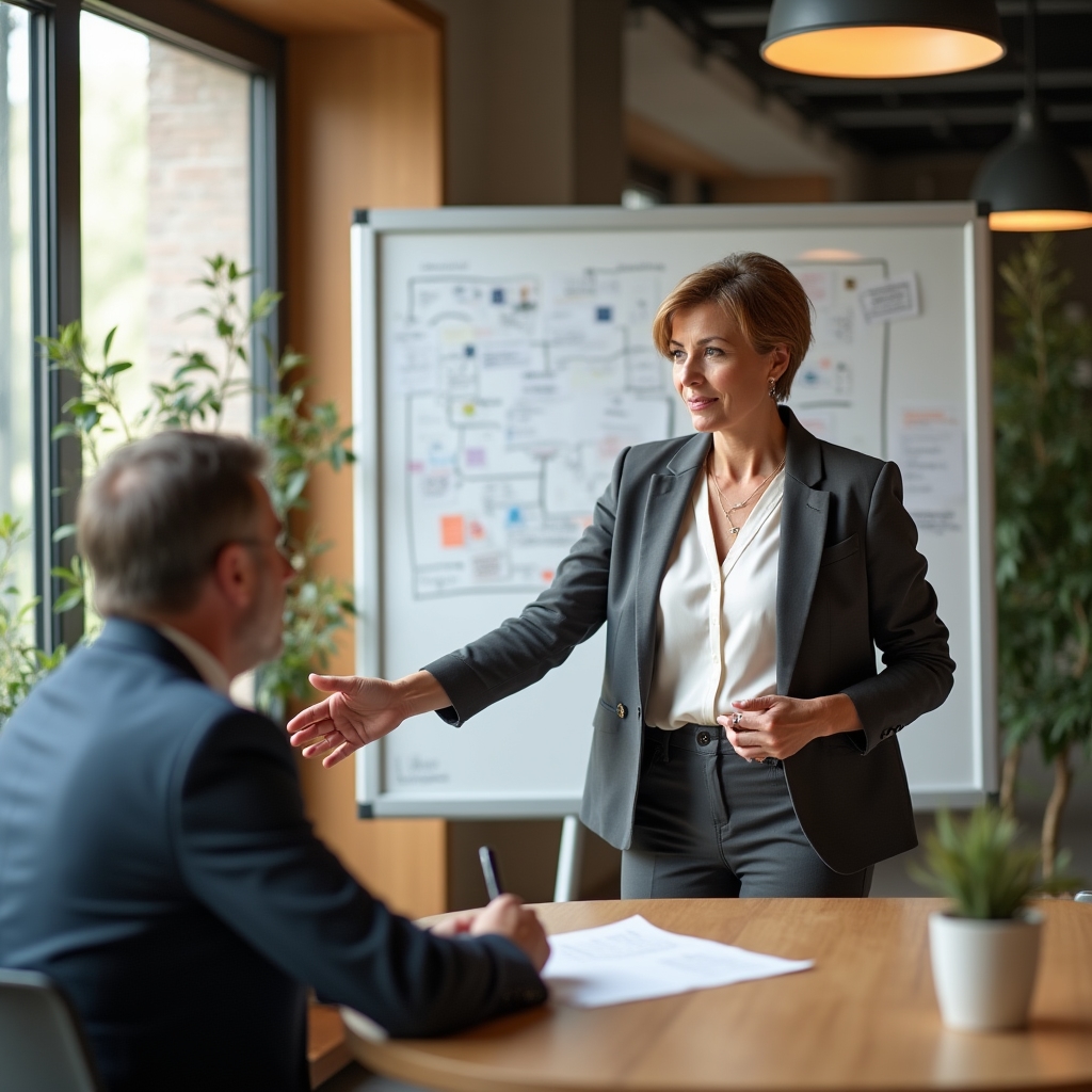 Sesiune de coaching pentru leadership
